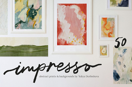 Abstract background print poster